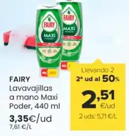 Autoservicios Familia Fairy - lavavajillas a mano maxi poder oferta