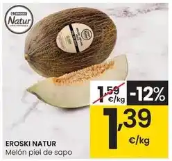 Eroski Eroski natur - melon piel de sapo oferta