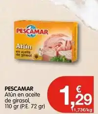 CashDiplo Pescamar - atun en aceite de girasol oferta