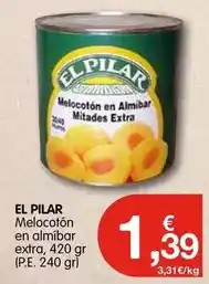 CashDiplo El pilar - melocoton en almibar extra oferta