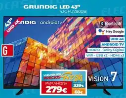Electrocash Grundig - led 43 43gfu7800b oferta