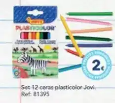 Tiendas MGI Jovi - set 12 ceras plasticolor oferta