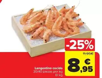 Carrefour Market Langostino cocido oferta