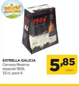 Alimerka ESTRELLA GALICIA Cerveza Reserva especial 1906, oferta