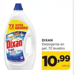 Alimerka DIXAN Detergente en gel, 72 lavados oferta