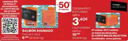 Hipercor SALMÓN AHUMADO oferta