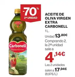 Hipercor ACEITE DE OLIVA VIRGEN EXTRA CARBONELL oferta