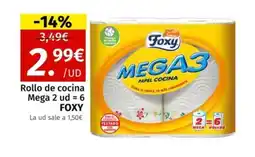 Maskom Supermercados Rollo de cocina Mega 2 ud = 6 FOXY oferta