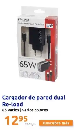 Action Cargador de pared dual Re-load oferta