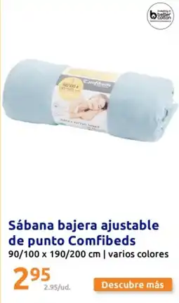 Action Sábana bajera ajustable de punto Comfibeds oferta