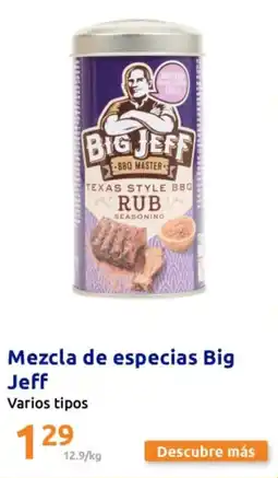 Action Mezcla de especias Big Jeff oferta