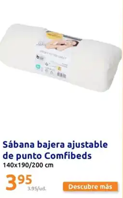 Action Sábana bajera ajustable de punto Comfibeds oferta