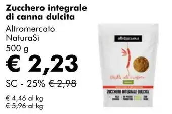 NaturaSí Zucchero integrale di canna dulcita oferta