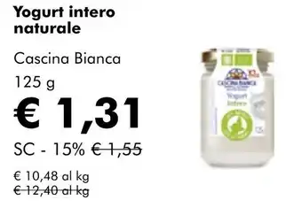 NaturaSí Yogurt intero naturale oferta