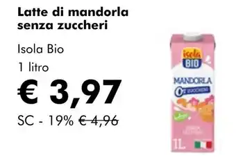 NaturaSí Latte di mandorla senza zuccheri oferta