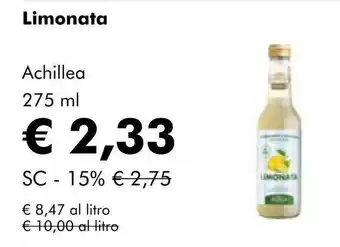 NaturaSí Limonata oferta