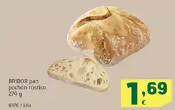HiperDino BRIDOR pan pochón rústico, oferta