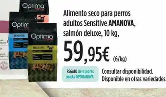 El Corte Inglés Alimento Seco Para Perros Adultos Sensitive Amanova oferta
