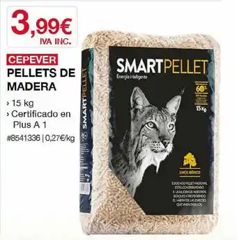 Costco Cepever Pellets De Madera 15 kg oferta