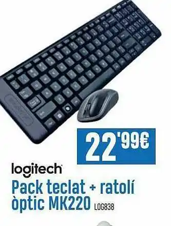 Beep Logitech Pack Teclat + Ratolí òptic Mk220 oferta