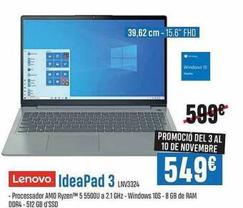 Beep Lenovo IdeaPad 3 oferta