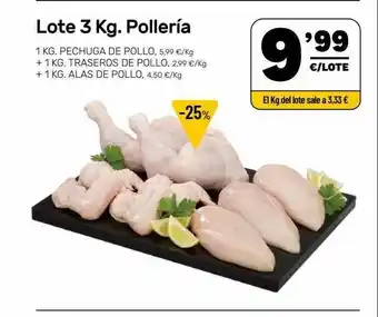AhorraMas Lote 3 Kg. Polleria oferta
