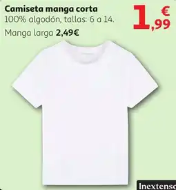 Alcampo Camiseta manga corta oferta
