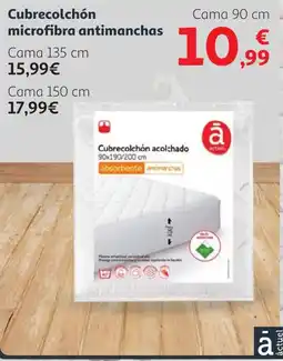 Alcampo Cubrecolchón microfibra antimanchas oferta