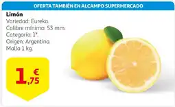 Alcampo Limón oferta