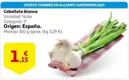 Alcampo Cebolleta blanca oferta
