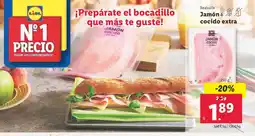Lidl Jamón cocido extra oferta