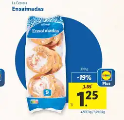 Lidl La Cestera Ensaimadas oferta
