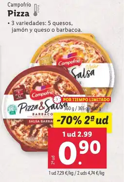 Lidl Campofrío Pizza oferta