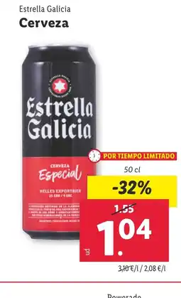 Lidl Estrella Galicia Cerveza oferta