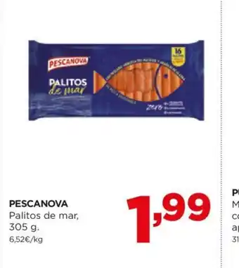 Alimerka PESCANOVA Palitos de mar oferta