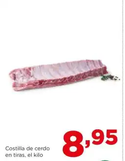 Alimerka Costilla de cerdo en tiras, el kilo oferta
