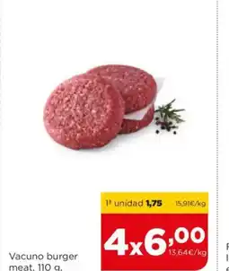 Alimerka Vacuno burger meat, 110 g. oferta