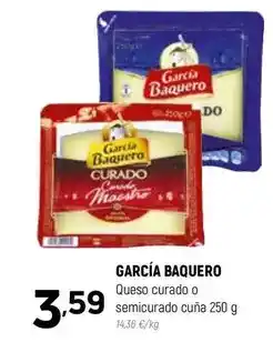 Coviran García baquero - queso curado o semicurado cuna oferta