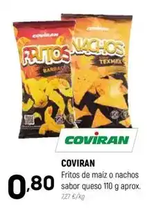 Coviran Coviran - fritos de maiz o nachos sabor queso oferta