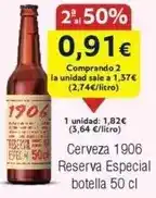 FROIZ 1906 - cerveza reserva especial oferta
