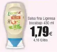 FROIZ Ligeresa - salsa fina bocabajo oferta