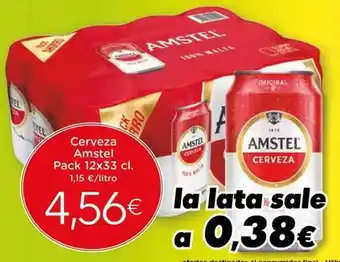 Supermercados Piedra Amstel - cerveza oferta