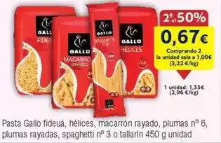 FROIZ Gallo - pasta oferta