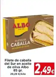 Proxi Albo - filete de caballa del sur en aceite de oliva oferta
