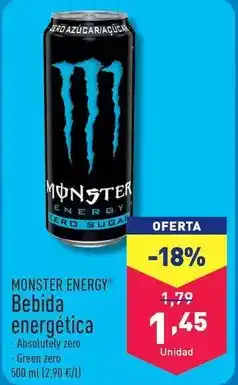 ALDI Monster energy - bebida energética oferta