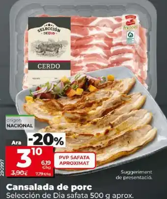 Dia Cansalada de porc oferta