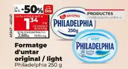 Dia Formatge d'untar original / light oferta