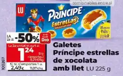 Dia Galetes Príncipe estrellas de Xocolata Amb LLet oferta