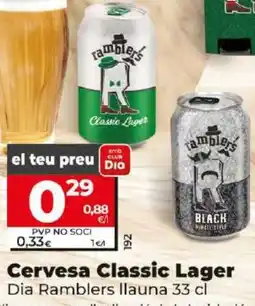 Dia Cervesa Classic Lager oferta