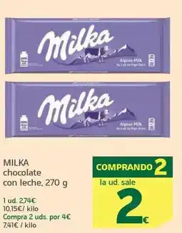 HiperDino Milka - chocolate con leche oferta